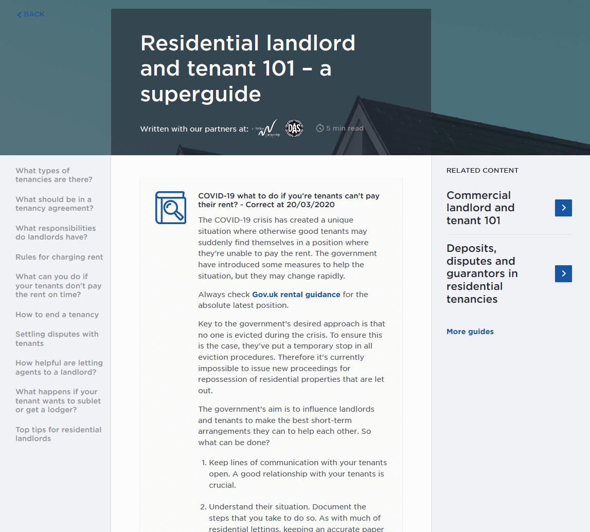 Landlord tenant superguide